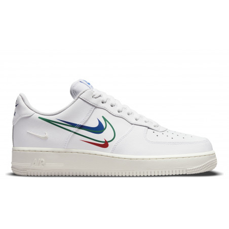 Air Force 1 Low Multi-Swoosh "White / Green Noise / Game Royal"