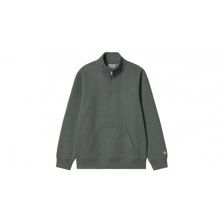 Chase Neck Zip Sweat "Thyme...