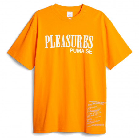 PUMA x PLEASURES Tee-Shirt "Orange Glo"