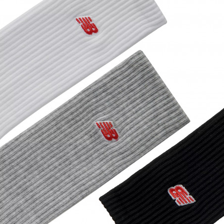 NB Patch Logo Socks "White / Grey / Black" (3 Paires)
