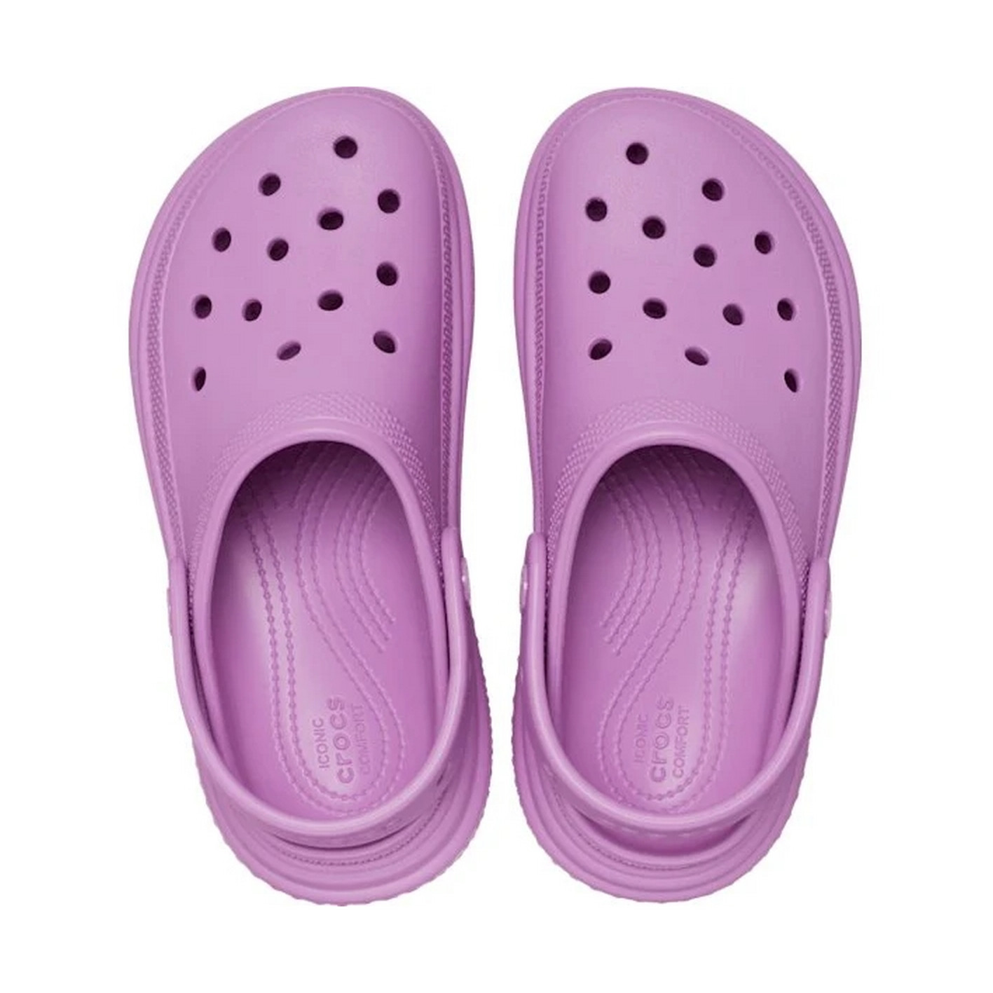 Neon purple crocs sales