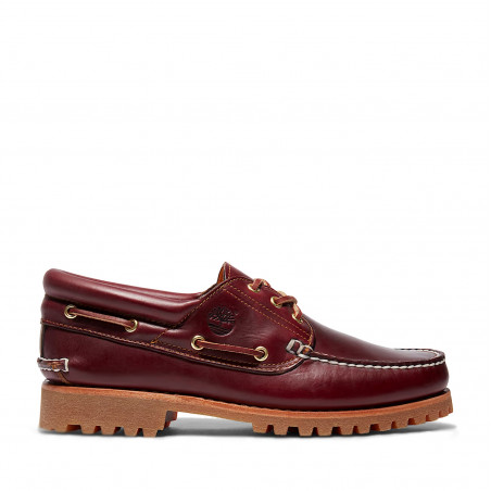 Authentic 3-Eye Boat Shoe "Burgundy"